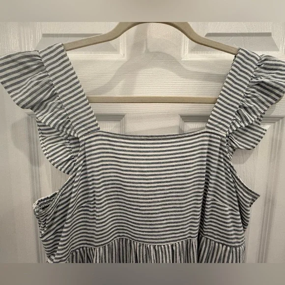 Universal Thread Blue Smocked Tiered Sundress - Picture 2 of 6